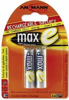 maxE Mignon Accu 2.100 mAh 2er Blister