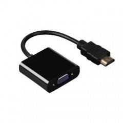 54569 HDMI - VGA ADAPTER + TON / Schwarz