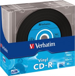 CD-R 700MB 52X 10er SC Vinyl