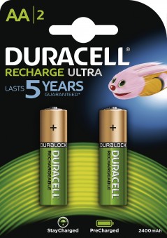 HR06 Recharged Ultra AA B2 2400 mAh 2er Blister