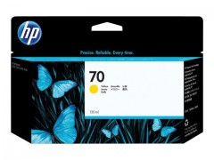 HP No 70 Ink Cart/130 ml Yellow w/vivera