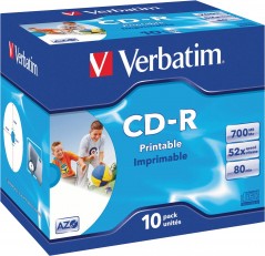 CD-R 700MB 52X 10er JC Print