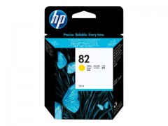 HP No 82 Ink Cart/Yellow 28ml