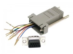 Kabel / RJ45 10-PIN DB9F MOD Adptr Grey