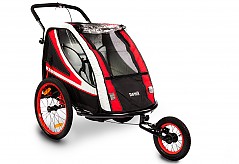 Fahrradanhnger Kinder 2 in 1 von Teamsix - Jogger und Trailer - ALU edition - BT2-B